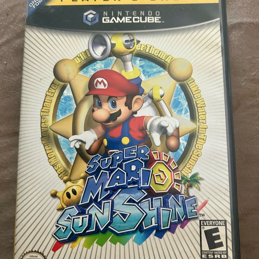 Nintendo GameCube Super Mario Sunshine - Vibrant Adventure